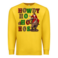 Lemon howdy ho ho hos christmas Premium Sweatshirt - CowGirlArtShop