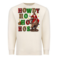 Sandshell howdy ho ho hos christmas Premium Sweatshirt - CowGirlArtShop