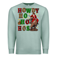 Seafoam howdy ho ho hos christmas Premium Sweatshirt - CowGirlArtShop
