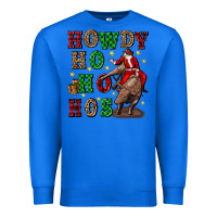 True Royal howdy ho ho hos christmas Premium Sweatshirt - CowGirlArtShop