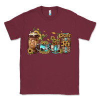 Burgundy sunflower gemstone coffee Classic Tee - JahusDesignShop