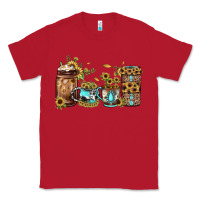 Red sunflower gemstone coffee Classic Tee - JahusDesignShop
