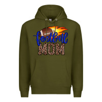 Army Green football mom Premium Hoodie - JahusDesignShop