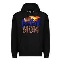Black football mom Premium Hoodie - JahusDesignShop