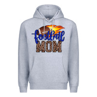 Heather Grey football mom Premium Hoodie - JahusDesignShop