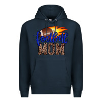 Navy football mom Premium Hoodie - JahusDesignShop