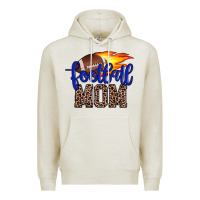 Oatmeal Heather football mom Premium Hoodie - JahusDesignShop