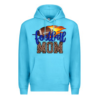 Ocean Blue football mom Premium Hoodie - JahusDesignShop