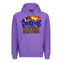 Purple football mom Premium Hoodie - JahusDesignShop