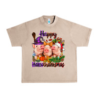 Happy Hallothanksmas Pigs Urban Heavy Tee | Teevron