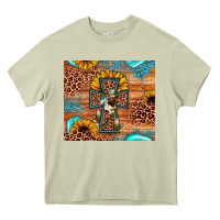 Mossy leopard cross sunflower Heavy Core Tee - JahusDesignShop
