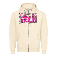 Sandshell Breast Cancer Maintenance Tech Zipper Hoodie - texasbilliewilder