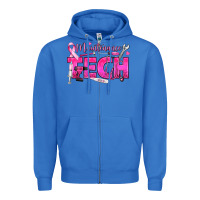 True Royal Breast Cancer Maintenance Tech Zipper Hoodie - texasbilliewilder