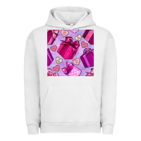 Pigment Lunar Rock valentines day gift box and cookie seamless pattern Urban Hoodie - BundleAndBundleShop