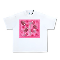 White tackle cancer Urban Heavy Tee - AdoDesignShop