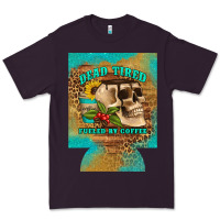 Plum dead tired fueled by coffee 12 oz can cooler (regular) Premium Tee - Artiststas