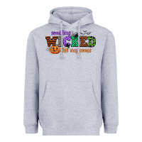 Heather Grey something wicked this way comes Heavyweight Hoodie - CowGirlArtShop