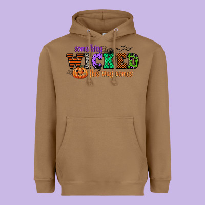 Something Wicked This Way Comes Heavyweight Hoodie Designed By Cowgirlartshop