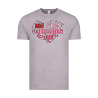 Vintage Zinc my first valentines day Vintage Tee - MaliasSmallBusiness