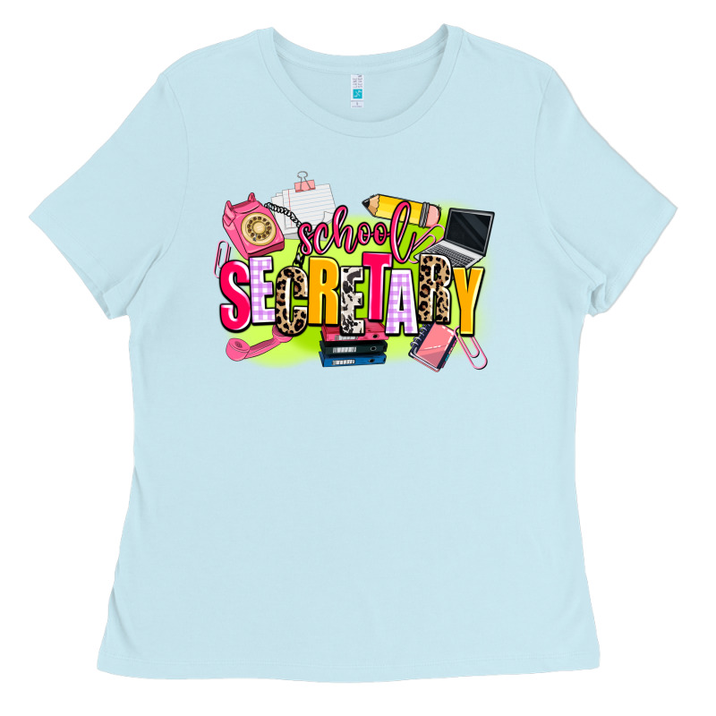 School Secretary Ladies Tee by AdoDesignShop | Teevron