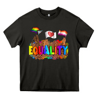 Asphalt equality pride flags Heavy Core Tee - AdoDesignShop