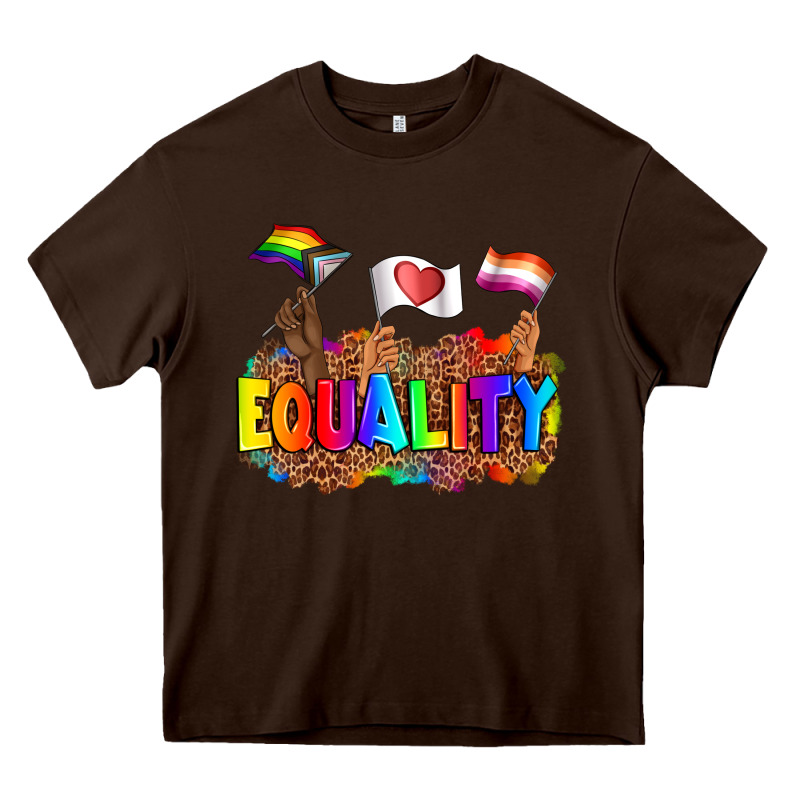 Equality Pride Flags Heavy Core Tee by AdoDesignShop | Teevron