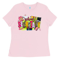 Bubblegum Pink school secretary Ladies Tee - AdoDesignShop