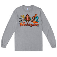 Heather Grey 2022 thanksgiving bbs Long Sleeve Tee - BundleAndBundleShop