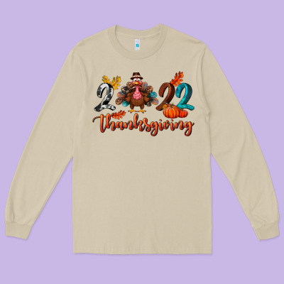 2022 Thanksgiving Bbs Long Sleeve Tee Designed By Bundleandbundleshop