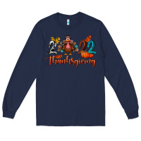 Navy 2022 thanksgiving bbs Long Sleeve Tee - BundleAndBundleShop
