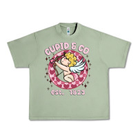 Oil Green cupid co Urban Heavy Tee - MaliasSmallBusiness