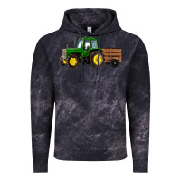 Cloud Black farm tractor Vintage Hoodie - RanaPortraitStore