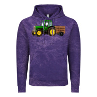 Cloud Purple farm tractor Vintage Hoodie - RanaPortraitStore
