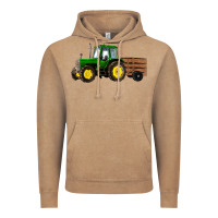 Vintage Coffee farm tractor Vintage Hoodie - RanaPortraitStore