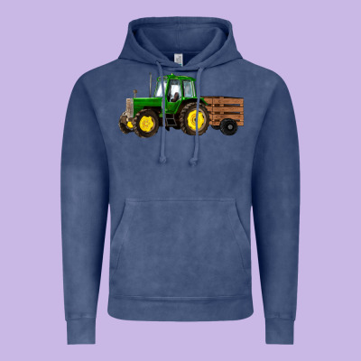 Farm Tractor Vintage Hoodie Designed By Ranaportraitstore