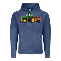 Vintage Denim farm tractor Vintage Hoodie - RanaPortraitStore