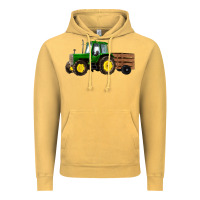Vintage Mustard farm tractor Vintage Hoodie - RanaPortraitStore