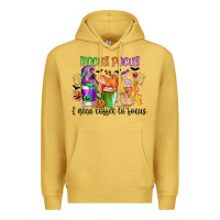 Antique Gold hocus pocus i need coffee to focus Premium Hoodie - CowGirlArtShop