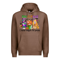 Chestnut hocus pocus i need coffee to focus Premium Hoodie - CowGirlArtShop