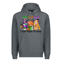 Rock hocus pocus i need coffee to focus Premium Hoodie - CowGirlArtShop
