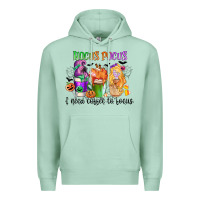 Seafoam hocus pocus i need coffee to focus Premium Hoodie - CowGirlArtShop