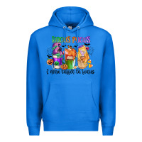 True Royal hocus pocus i need coffee to focus Premium Hoodie - CowGirlArtShop