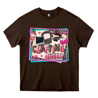 Chocolate Brown crafting queen Heavy Core Tee - AdoDesignShop
