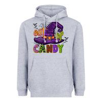 Heather Grey out of candy Heavyweight Hoodie - CowGirlArtShop