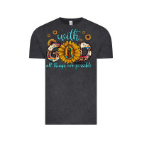 Vintage Black with god all things are possible matthew 19 26 Vintage Tee - JahusDesignShop