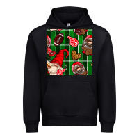 Black american football gnomes Urban Hoodie - BundleAndBundleShop