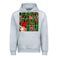 Heather Grey american football gnomes Urban Hoodie - BundleAndBundleShop