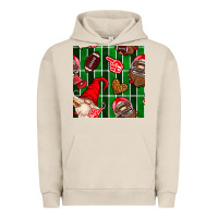 Pigment French Oak american football gnomes Urban Hoodie - BundleAndBundleShop