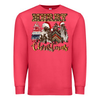 Merry Christmas Trees Premium Sweatshirt | Teevron