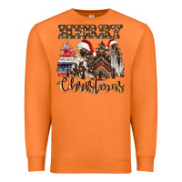 Carrot merry christmas trees Premium Sweatshirt - CowGirlArtShop